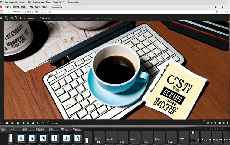 **

A cluttered, overflowing CSS file on a computer screen. Empty coffee cups and crumpled paper surround the keyboard. The mood is stressed and frustrated. Caption overlay: "CSS Maintenance Nightmare: Before Modularization".

**