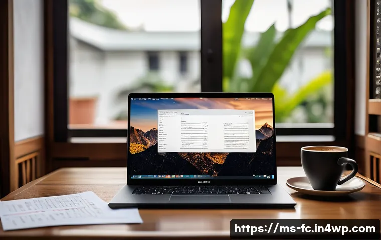 CSS 아키텍처 패턴의 최신 동향 - A modern web developer workspace featuring a sleek laptop displaying modular CSS code on the screen,...